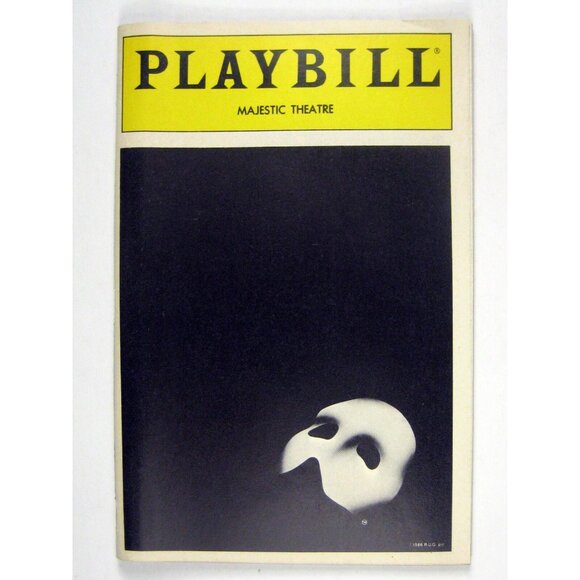 Phantom Playbill March 1989 Majestic Theatre Rebecca Luker Groenendaal Barton - Picture 1 of 10
